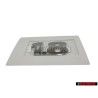 Γνήσιο VW 1.8 Οπίσθιο Σήμα Έμβλημα Χρωμέ - 3B0853675 739