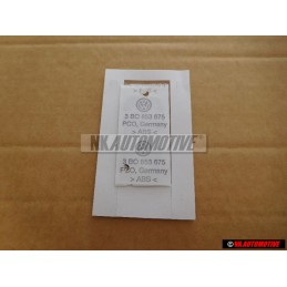 Γνήσιο VW 1.8 Οπίσθιο Σήμα Έμβλημα Χρωμέ - 3B0853675 739