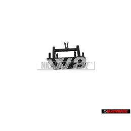 Γνήσιο VW W8 Εμπρόσθιο Σήμα Έμβλημα Μάσκας Χρωμέ - 3B0853679A PWV
