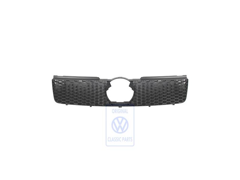Γνήσιο VW Μάσκα Ψυγείου Σατινέ Μαύρο - 6E0853653A 01C