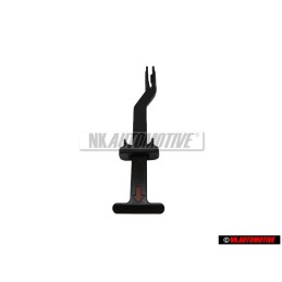 Γνήσιο VW Ράβδος Απασφάλισης Σατινέ Μαύρο - 3B0823593D 01C