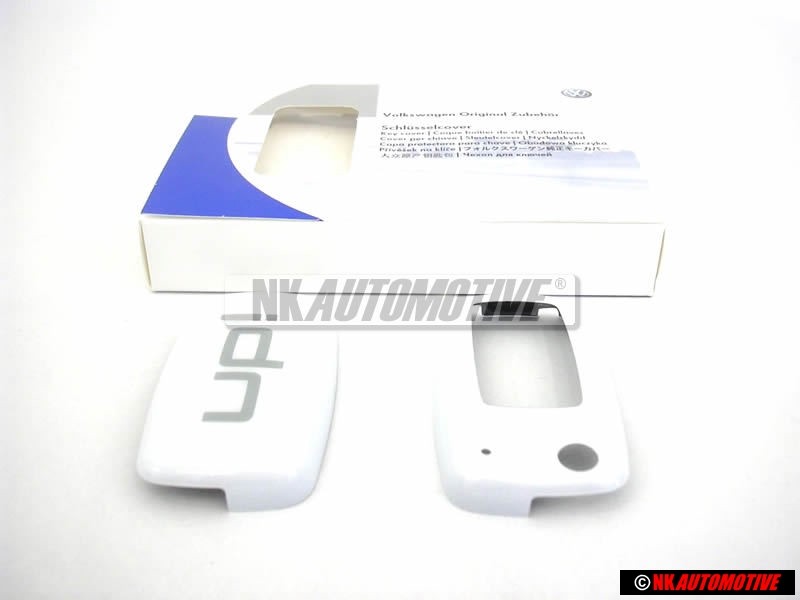 Γνήσιο VW Κάλυμμα Κλειδιού Λευκό - 1S0087012 084