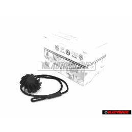 Γνήσιο VW Ταινία Συγκράτησης Σατινέ Μαύρο - 1K6863447A 9B9