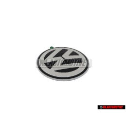 Γνήσιο VW Οπίσθιο Σήμα Έμβλημα Μάυρο Χρωμέ - 1C0853630K WV9
