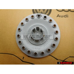 Γνήσιο VW Διακοσμητικό Καπάκι Τροχού Ασημί Brillant/Μπλε/Λευκό - 1C0601149D GTT