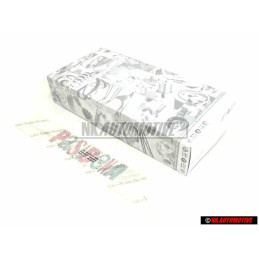 Γνήσιο VW Σήμα Μεμβράνης Κόκκινο Tornado/Πράσινο - 191853431P BME