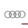 Γνήσιο Audi Δαχτυλίδια Εμπρόσθιο Σήμα Έμβλημα Μάσκας Χρωμέ - 8P0853605