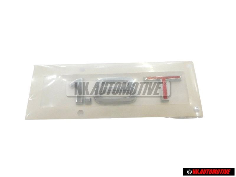 Γνήσιο Audi 1.8T Οπίσθιο Σήμα Έμβλημα Χρωμέ Κόκκινο - 8L0853743H 2ZZ