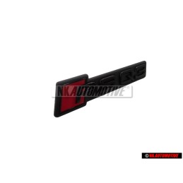 Γνήσιο Audi RSQ3 Εμπρόσθιο Σήμα Έμβλημα Μάσκας Μάυρο Κόκκινο - 83A853736A T94