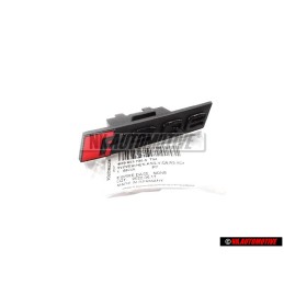 Γνήσιο Audi RSQ8 Εμπρόσθιο Σήμα Έμβλημα Μάσκας Μάυρο Κόκκινο - 4M8853736A T94