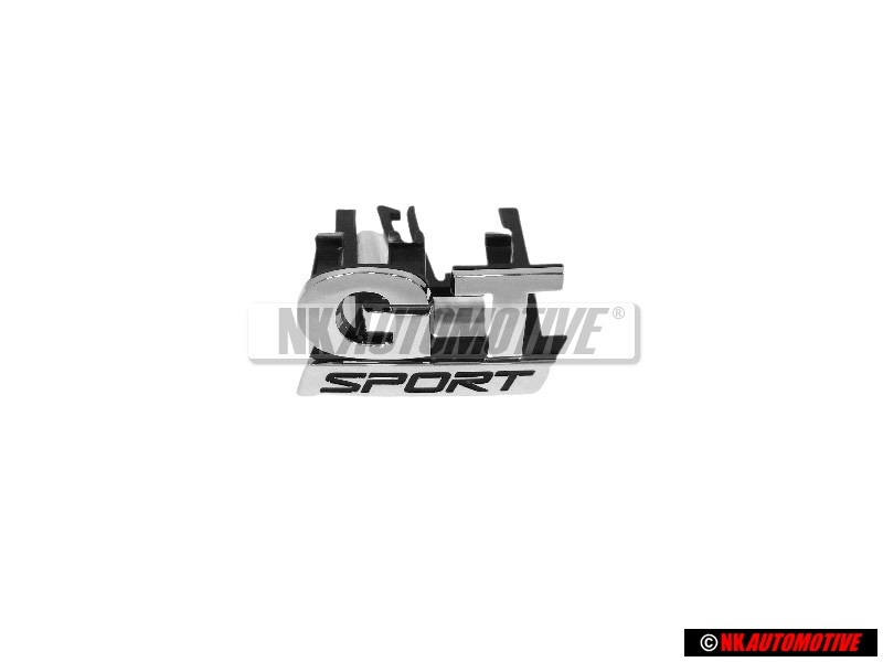 Γνήσιο VW GT SPORT Εμπρόσθιο Σήμα Έμβλημα Μάσκας Χρωμέ - 1K6853679C