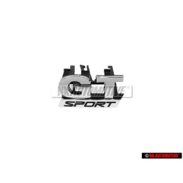 Γνήσιο VW GT SPORT Εμπρόσθιο Σήμα Έμβλημα Μάσκας Χρωμέ - 1K6853679B