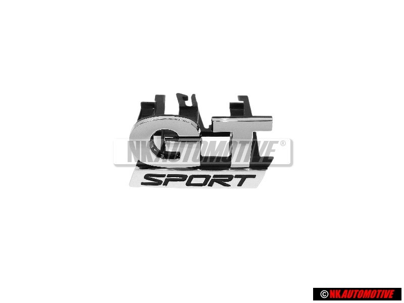 Γνήσιο VW GT SPORT Εμπρόσθιο Σήμα Έμβλημα Μάσκας Χρωμέ - 1K6853679B