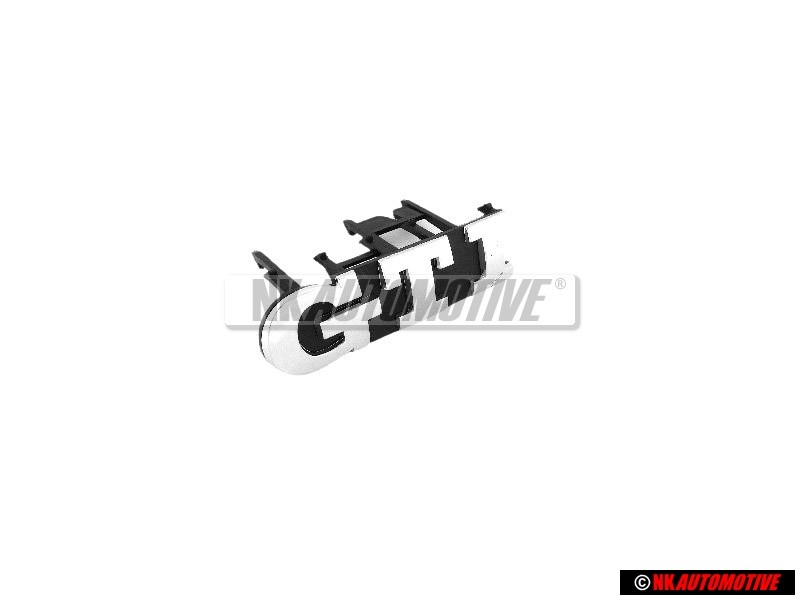 Γνήσιο VW GTI Εμπρόσθιο Σήμα Έμβλημα Μάσκας Χρωμέ - 1J6853679C
