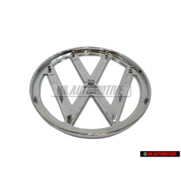 Γνήσιο VW Εμπρόσθιο Σήμα Έμβλημα Μάσκας Χρωμέ - 1J0853601 FDY