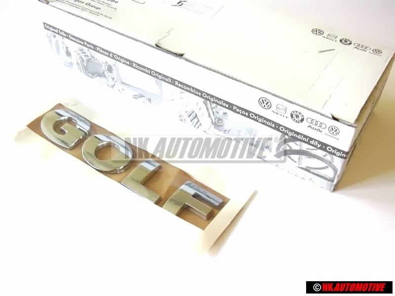 Γνήσιο VW GOLF Οπίσθιο Σήμα Έμβλημα Χρωμέ - 1J6853687 739