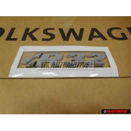 Γνήσιο VW R32 Οπίσθιο Σήμα Έμβλημα Χρωμέ - 1J0853675Q 739