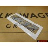 Γνήσιο VW R32 Οπίσθιο Σήμα Έμβλημα Χρωμέ - 1J0853675Q 739