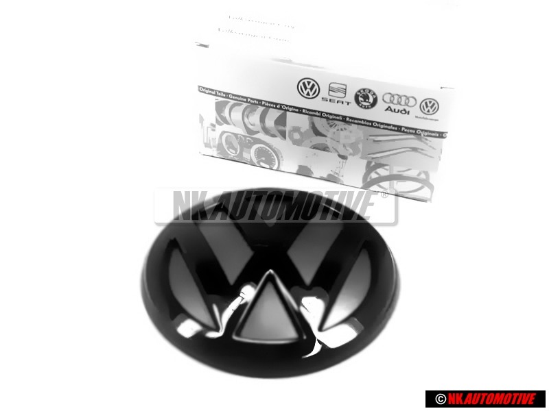 Γνήσιο VW Οπίσθιο Σήμα Έμβλημα Μάσκας Μάυρο - 1J6853630A 041