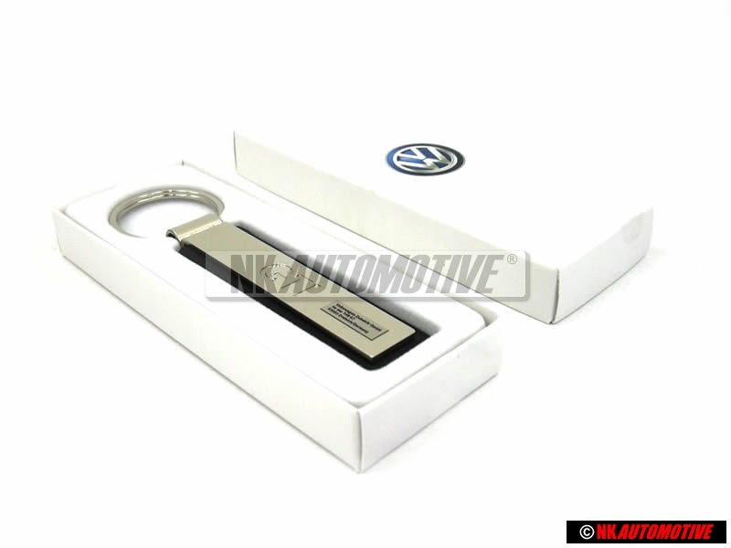 Γνήσιο VW Μπρελόκ Κλειδιού Ασημί/Μαύρο - 000087010F YPN