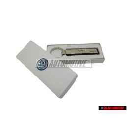 Γνήσιο VW Μπρελόκ Κλειδιού Ασημί/Μαύρο - 000087010F YPN