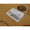 Γνήσιο VW Μπρελόκ Κλειδιού Ασημί/Μαύρο - 000087010AAYPN