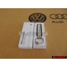 Γνήσιο VW Μπρελόκ Κλειδιού Ασημί/Μαύρο - 000087010AAYPN