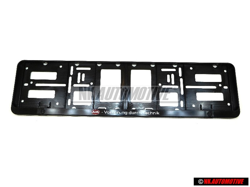 Γνήσιο AUDI License Plate Holder Vorsprung Durch Technik - A16-2285