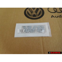 Γνήσιο VW W8 Οπίσθιο Σήμα Έμβλημα Χρωμέ - 3B0853675R 739