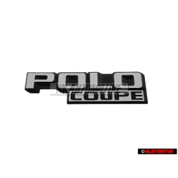 Γνήσιο VW POLO COUPE Οπίσθιο Σήμα Έμβλημα Μάυρο Άσπρο - 871853687 QK6