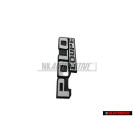 Γνήσιο VW POLO COUPE Οπίσθιο Σήμα Έμβλημα Μάυρο Άσπρο - 871853687 QK6