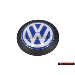 Γνήσιο VW Σήμα Έμβλημα Κάλυψης Κινητήρα Μπλέ/Άσπρο - 038103940F