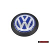 Γνήσιο VW Σήμα Έμβλημα Κάλυψης Κινητήρα Μπλέ/Άσπρο - 038103940F
