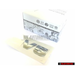 Γνήσιο VW V5 Οπίσθιο Σήμα Έμβλημα Χρωμέ - 1J0853675D 739