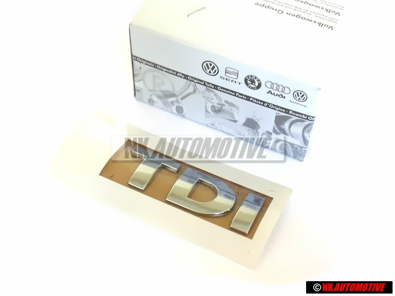 Γνήσιο VW TDI Οπίσθιο Σήμα Έμβλημα Χρωμέ - 3B0853675AN739