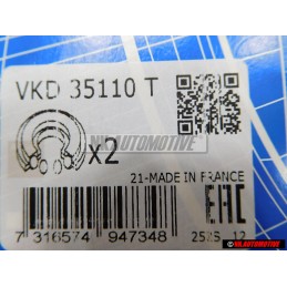 2x SKF Ρουλεμάν Βάσης Στήριξης Γόνατου Ανάρτησης Εμπρόσθιου Άξονα - VKD 35110 T