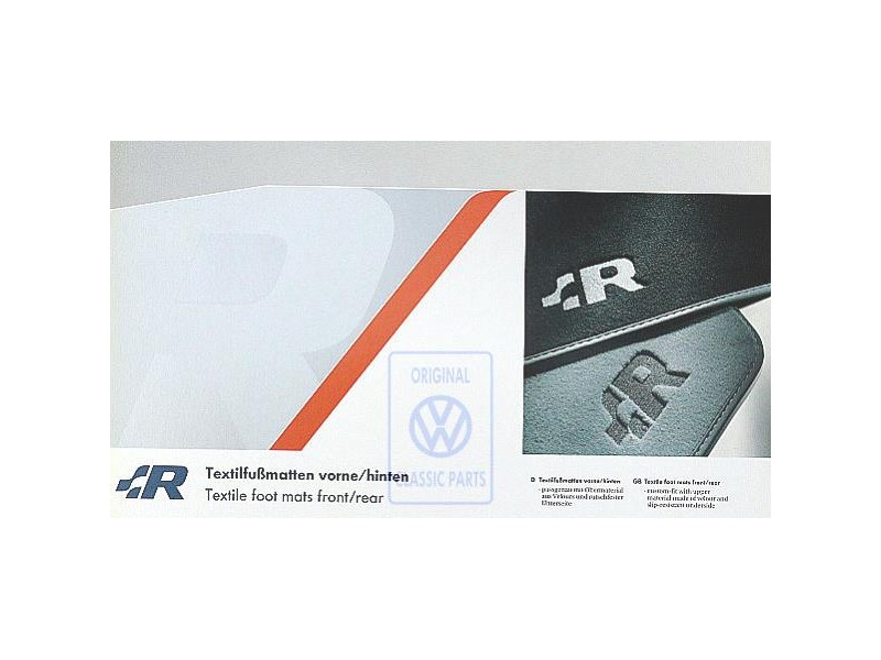 Γνήσιο VW 1 Σετ Πατάκια (Ύφασμα) - JNV863013A