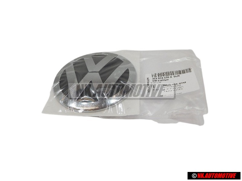 Γνήσιο VW Οπίσθιο Σήμα Έμβλημα Χρωμέ - 3C9853630B ULM