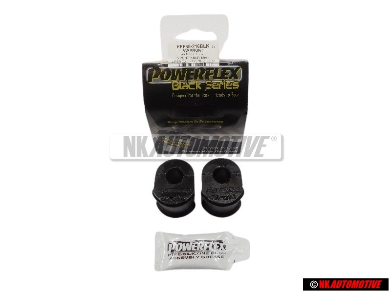 2x POWERFLEX Front Anti-Roll Bar Inner Bush 15mm - PFF85-216BLK