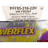 2x POWERFLEX Front Anti-Roll Bar Inner Bush EIBACH - PFF85-216-22H