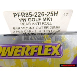 2x POWERFLEX Rear Anti-Roll Bar Outer Bush EIBACH - PFR85-226-25H