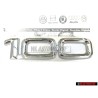 Γνήσιο Audi 100 Οπίσθιο Σήμα Έμβλημα Χρωμέ - 4A9853741 2ZZ