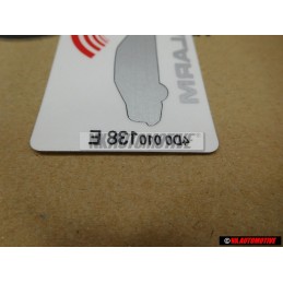 Γνήσιο AUDI Πινακίδα 'Αλάρμ - 4D0010138E