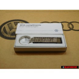 Γνήσιο VW Μπρελόκ Κλειδιού Ασημί/Μαύρο - 000087010M YPN