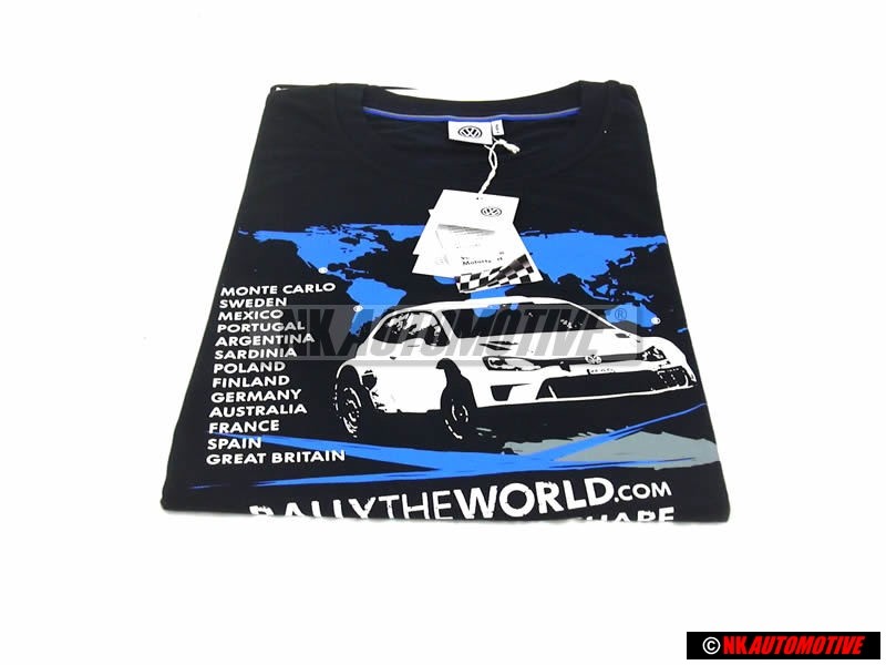 Γνήσιο VW T-Shirt (Αντρικό) Σκούρο Μπλε/Λευκό - 6RV084200E BRL