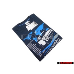 Γνήσιο VW T-Shirt (Αντρικό) Σκούρο Μπλε/Λευκό - 6RV084200E BRL