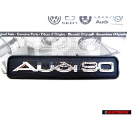 Γνήσιο Audi AUDI 90 Σήμα Έμβλημα Ταμπλό Μάυρο Χρωμέ - 893853682B