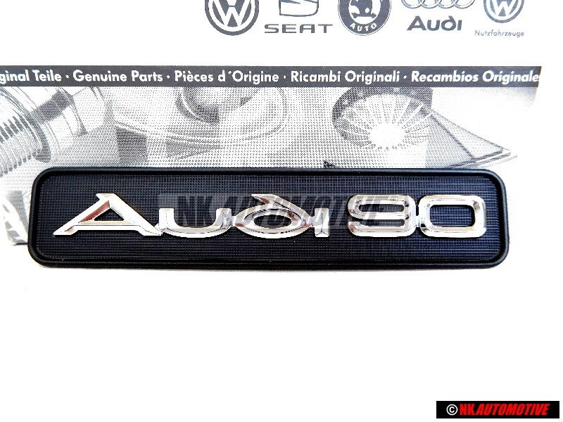 Γνήσιο Audi AUDI 90 Σήμα Έμβλημα Ταμπλό Μάυρο Χρωμέ - 893853682B
