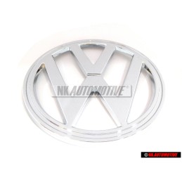 Γνήσιο VW Εμπρόσθιο Σήμα Έμβλημα Μάσκας Χρωμέ - 241853601E