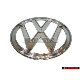 Γνήσιο VW Εμπρόσθιο Σήμα Έμβλημα Μάσκας Χρωμέ - 241853601E